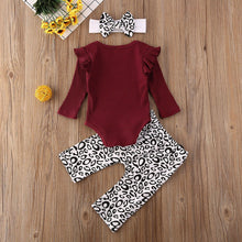 Load image into Gallery viewer, Baby Girl Leopard Print Outfits
