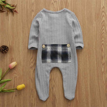 Load image into Gallery viewer, Plaid Patch Onesies
