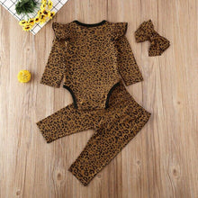 Load image into Gallery viewer, Leopard Print Outfit with Headband
