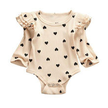 Load image into Gallery viewer, Ruffled Heart Onesies
