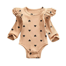 Load image into Gallery viewer, Ruffled Heart Onesies
