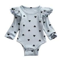 Load image into Gallery viewer, Ruffled Heart Onesies
