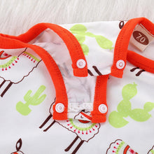 Load image into Gallery viewer, Llama Cactus Onesie
