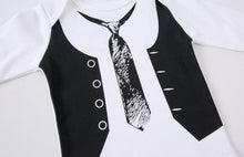 Load image into Gallery viewer, Gentleman Tie Romper
