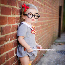 Load image into Gallery viewer, Suit Romper + Bow Tie
