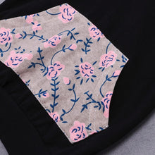 Load image into Gallery viewer, Pink Floral Hoodie Outfit
