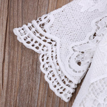 Load image into Gallery viewer, Long Sleeve Lace Romper Baby Girl Outfit
