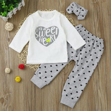 Load image into Gallery viewer, Sweet Heart Sweatshirt Pants Outfit

