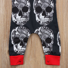 Load image into Gallery viewer, Hooded Skull Romper
