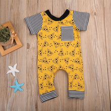 Load image into Gallery viewer, Pizza &amp; Stripes Onesie
