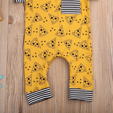 Load image into Gallery viewer, Pizza &amp; Stripes Onesie
