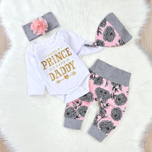 Load image into Gallery viewer, My Prince Is Daddy Set - Newborn Baby Girl Clothing
