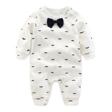 Load image into Gallery viewer, Mustache Romper Jumpsuit
