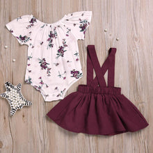 Load image into Gallery viewer, Floral Skirt Outfit
