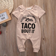 Load image into Gallery viewer, Let's Taco Bout It Baby Boy &amp; Baby Girl Onesie
