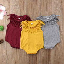 Load image into Gallery viewer, Tassel Neckline Romper (Multiple Colors)
