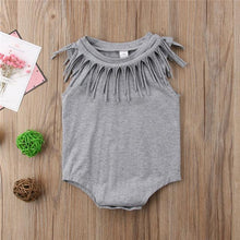 Load image into Gallery viewer, Tassel Neckline Romper (Multiple Colors)

