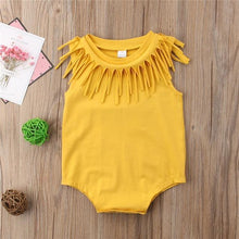 Load image into Gallery viewer, Tassel Neckline Romper (Multiple Colors)
