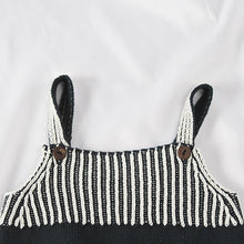 Load image into Gallery viewer, Knitted Striped Romper
