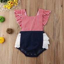 Load image into Gallery viewer, Plaid Paige Romper
