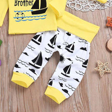 Load image into Gallery viewer, Little Brother Sailboat Outfit
