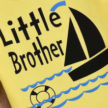 Load image into Gallery viewer, Little Brother Sailboat Outfit
