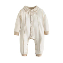 Load image into Gallery viewer, Cotton Bow Tie Romper
