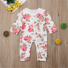 Load image into Gallery viewer, Ruffle Floral Onesie
