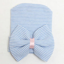 Load image into Gallery viewer, Newborn Baby Girl Bow Hat
