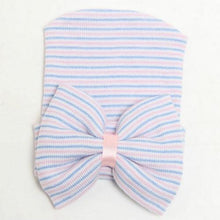 Load image into Gallery viewer, Newborn Baby Girl Bow Hat
