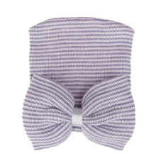 Load image into Gallery viewer, Newborn Baby Girl Bow Hat
