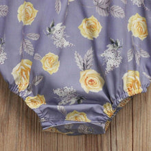 Load image into Gallery viewer, Floral Flare Sleeve Romper
