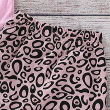 Load image into Gallery viewer, Pink Team Mommy Leopard Print Outfit
