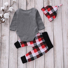Load image into Gallery viewer, Hi I'm New Here Plaid Outfit
