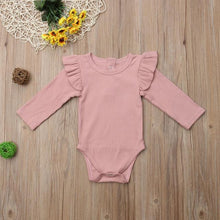 Load image into Gallery viewer, Ruffle Sleeved Romper
