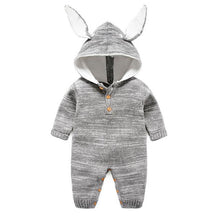 Load image into Gallery viewer, Knitted Animal Rompers
