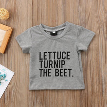 Load image into Gallery viewer, Lettuce Turnip Beet Matching T-shirt and Onesie

