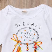 Load image into Gallery viewer, Dream Catcher Romper Tassel Pants Headband Outfit
