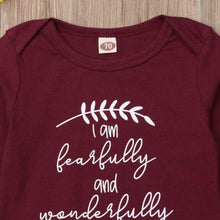 Load image into Gallery viewer, I am Fearfully and Wonderfully Made Onesie
