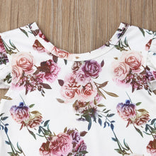 Load image into Gallery viewer, Floral Romper Tutu Skirt Outfit (2 Colors)
