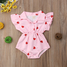 Load image into Gallery viewer, Cinched Ruffled Romper (Multiple Patterns)
