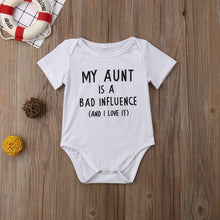 Load image into Gallery viewer, My Aunt Bad Influence Onesie
