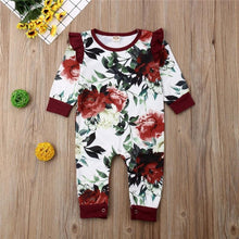 Load image into Gallery viewer, White Rose Onesie
