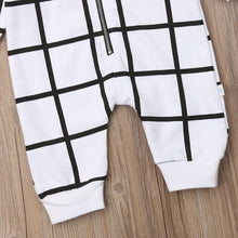 Load image into Gallery viewer, Hooded Plaid Onesie
