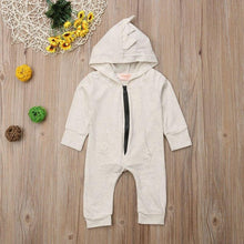 Load image into Gallery viewer, Dinosaur Hooded Onesie
