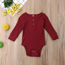Load image into Gallery viewer, Long Sleeve Romper (Multiple Colors)
