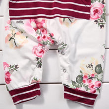Load image into Gallery viewer, Striped Floral Onesie
