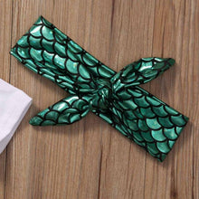 Load image into Gallery viewer, Mini Mermaid Romper Shorts Headband Outfit
