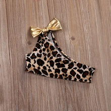 Load image into Gallery viewer, Leopard Print Bikini + Headband
