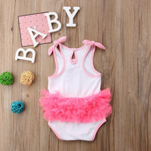 Load image into Gallery viewer, Ruffle Flamingo Swimsuit
